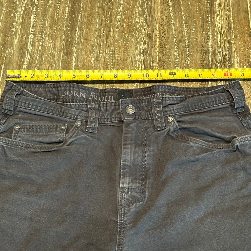 Prana Stretch Cargo Style Hiking Shorts Black Dark Gray Men’s Size 34W x 11L - Picture 5 of 12
